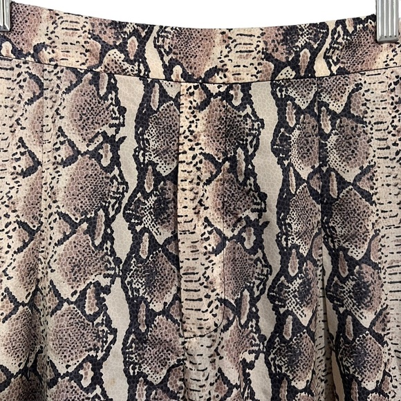 LPA Halden Nylon Pant in Tan Snake Color:Tan Snake Large - Picture 6 of 14